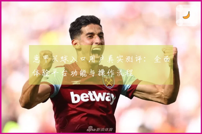 意甲买球入口用户真实测评：全面体验平台功能与操作流程