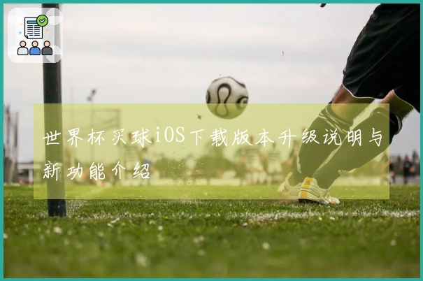 世界杯买球iOS下载版本升级说明与新功能介绍
