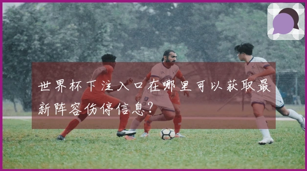 世界杯下注入口在哪里可以获取最新阵容伤停信息？